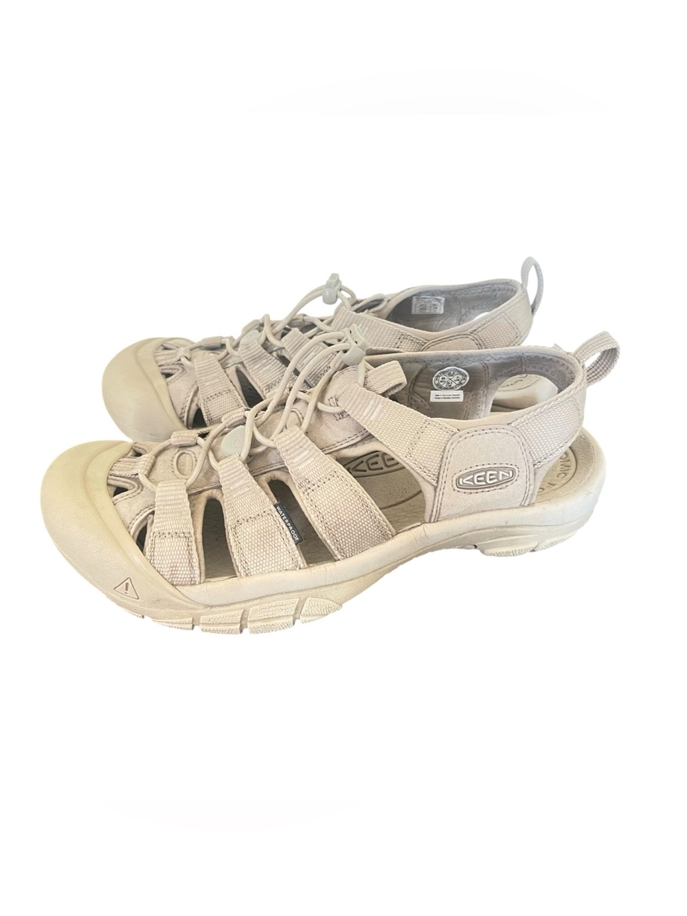 Keen Women's Closed-Toe Sport Sandals Beige size 9.5